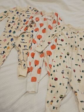 Lot of 3 Hanna Anderson Pajamas Size 18-24 months